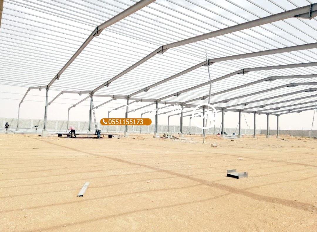 تنفيذ هناجر تجارية ومستودعات بجودة عالية وتصميم متطور في الأحساء