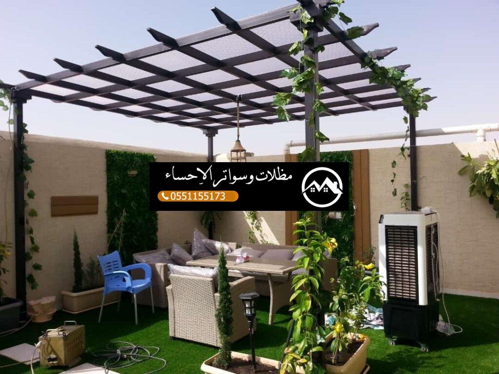 تركيب جلسات خارجية في الأحساء يشمل التوصيل والتثبيت والضمان